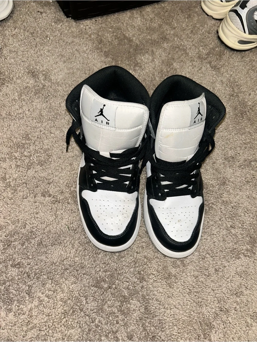 Jordan Women's High-Top Sneakers - Black & White